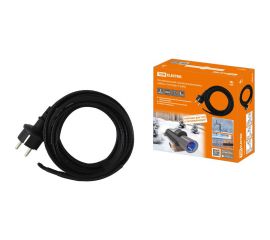 Нагревательный саморегулирующийся кабель TDM Стоплёд НСК30-В с вилкой, в трубу 30 м, 300 Вт SQ2510-0019 