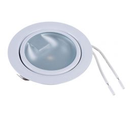 Встраиваемый неповоротный светильник NOVOTECH с защитным стеклом (лампа в комплект не входит) 369344 