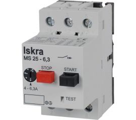 Автоматический выключатель защиты двигателя Iskra MS25-6.3 УТ-00019747 