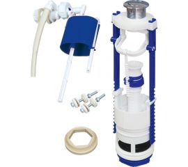 Арматура для бачка MasterProf кнопочная, 1 режим, боковое подключение ИС.110564 