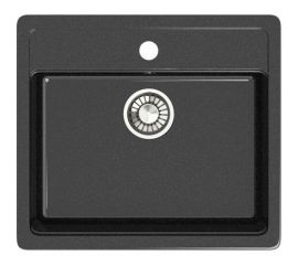 Кухонная мойка GLANZ цвет: чёрный J-009-32 