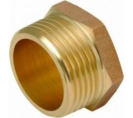 Латунная заглушка DOUBLE-LIN резьбовая н/р - 1" LL6164 (1") 