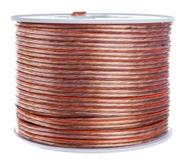 Акустический кабель Cablexpert прозрачный, 50 м, на катушке, CC-TC2x2,5-50M 