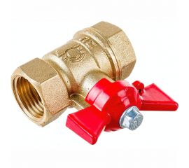Шаровой для воды VALFEX 1/2"" ВР/ВР ручка-бабочка, латунный 11Б27фт1М VF.217.LB1.012.Bir 