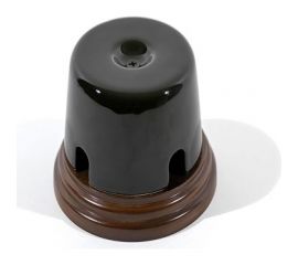 Распределительная коробка Interior Electric 77x40 керамическая на подложке, шоколад, серия АРБАТ РКК004 