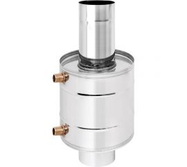 Штампованный теплообменник Везувий на трубе (6 л; 115 мм; AISI 439) А-17085 