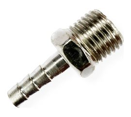 Штуцер с наружной резьбой 1/4" - елочка 6 мм ARMA M1/4-06 