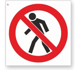 Знак ""Проход запрещен"" Стандарт Знак Р03, 200x200 мм, 00-00026030 