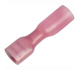 Полностью изолированная термоусаживаемая клемма "мама" Nord-Yada 6.3мм 0.5-1.5кв. мм (красная) 906342 