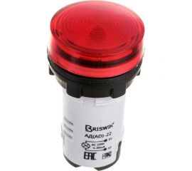 Индикатор Briswik светодиодный АД-22 красный 220В AC/DC IP65 
