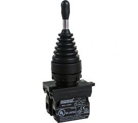 Кнопка-джойстик Emas 2-х позиционный, с фиксацией, 250 В AC, 4 А CP101DJ20 