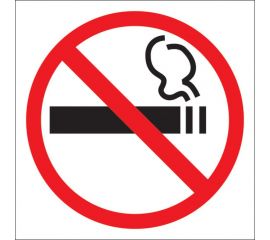 Знак о запрете курения Стандарт Знак Р41 220x220 мм, пленка ПП 00-00023611 