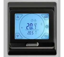 Терморегулятор для тёплого пола ТеплоСофт сенсорный E91.716 черный 91716/черный 