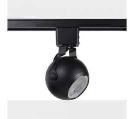 Однофазный трековый светильник ЭРА TR35 GU10 BK MR16 черный, под лампу Б0053296 
