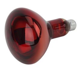 Инфракрасная лампа ЭРА ИКЗК 220-250 R127 для обогрева животных 250 Вт Е27 1шт., Б0055442 