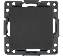 Механизм проходного 1-клавишного выключателя EKF Стокгольм 10А в/к черный EZV10-025-20 