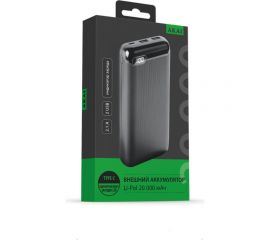 Внешний аккумулятор AKAI BE-20002, 20 000 mAh, черный BE-20002 черный 