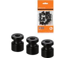 Изолятор TDM пластиковый, черный, 10 штук SQ2804-0004 