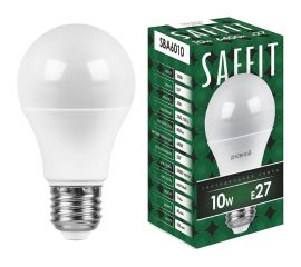 Светодиодная лампа SAFFIT SBA6010 Шар E27 10W 6400K 55006 