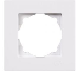 Рамка GUNSAN 1 пост Eqona белый 16401100-000140 