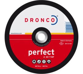Диск шлифовальный по металлу Perfect A30T (115x6x22.23 мм) DRONCO 3116040100 