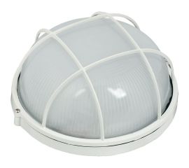 Светильник IEK НПП/НПБ, 1102, круг, с решеткой, 100Вт, IP54, ИЭК, белый LNPP0-1102-1-100-K01 