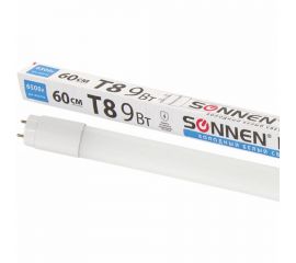 Светодиодная лампа SONNEN 9Вт, G13, трубка, 60см, холодный/белый, LED T8-9W-6500-G1 453716 