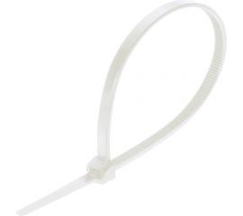 Нейлоновые хомуты Ultima 2.5х150 мм, белые, 100 шт, пакет 152002 