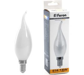 Светодиодная лампа FERON LB-718 Свеча на ветру E14 15 2700K 38260 