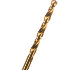 Сверло по металлу нитрид титана HSS-TiN DIN 338 (10 шт; 4.2x43х75 мм) D.BOR 4200420T3D 