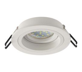 Встраиваемый алюминиевый светильник ЭРА KL84 WH MR16/GU5.3 белый Б0054346 