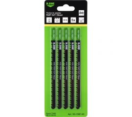 Пилки по дереву 125/150 мм, 4 мм, HCS, FAST CUT, Wood, 5 шт D.BOR D-103-150E1-05 