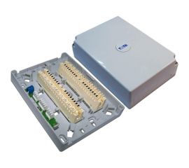 Распределительная коробка TWT на 2 плинта 20 пар, с плинтами DB10-2P-DIS 