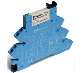 Интерфейсный модуль реле Finder 1 CO конт. 6а, 240в Ac/Dc; пруж. зажимы 386102400060 