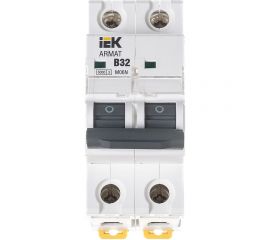 Автоматический выключатель IEK ARMAT M06N 2P B 32А AR-M06N-2-B032 