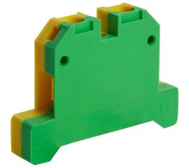 Наборный изолированный винтовой зажим STEKKER ЗНИ - 2,5 (JXB2.5), желтый-зеленый 39933 
