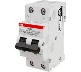 Автоматический выключатель дифференциального тока ABB DS201 C20 AC30 2CSR255080R1204 