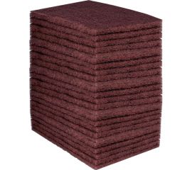 Лист шлифовальный на нетканой основе Premium Scuff 25 шт, 115х230 мм, Р360, тонкий, красный SANDWOX 298.11.23.360 