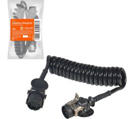 Кабель прицепа 4.5 м, 24 В, 15 контактов Airline ATE-17 