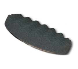 Круг полировальный 150/30 мм, черный, финишный рифленый №5 FITTER F/LOGO/№5R 