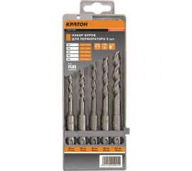 Набор буров SDS-plus (5-10 мм; 5 шт.) Кратон 1 02 01 001 