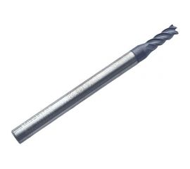 Фреза концевая твердосплавная по нержавеющей стали Серия 301 (3х8х50 мм; 4-х перая; AlTiN; 35гр; хв-к 4 мм) Partner 301030 