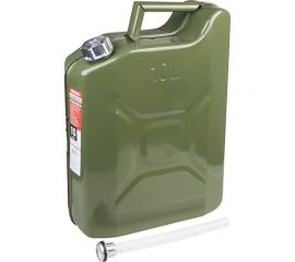 Канистра металлическая вертикальная 10 л, резьбовая крышка SKYWAY S02601011 