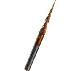 Фреза спиральная двухзаходная конусная сферическая (0.5x30.5x75 мм; R0.25 мм; S6 мм) ROTIS 133.063075.025 