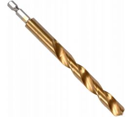 Сверло по металлу HSS-TiN 6.5 мм с хвостовиком HEX1/4 YATO YT-44765 