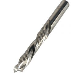 Фреза спиральная двухзаходная компрессионная для ЧПУ (6x32x60 мм; S=6 мм; Z2) Greencut GC6126 