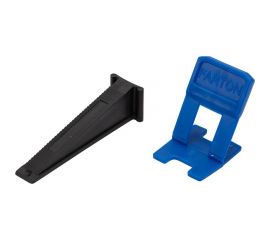 Система выравнивания плитки СВП REXANT зажим «Ворота» + клин 1.5 мм 40/40 шт/уп 89-0954 