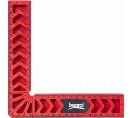 Столярный пластиковый угольник BEOROL 200x200 мм 245876 