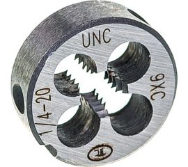 Дюймовая плашка ТехноСталь 1/4"-20 UNС 60 9ХС t254019 