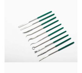 Набор алмазных надфилей Sata 10 предметов, разные виды и сечения, фигурные 03804 